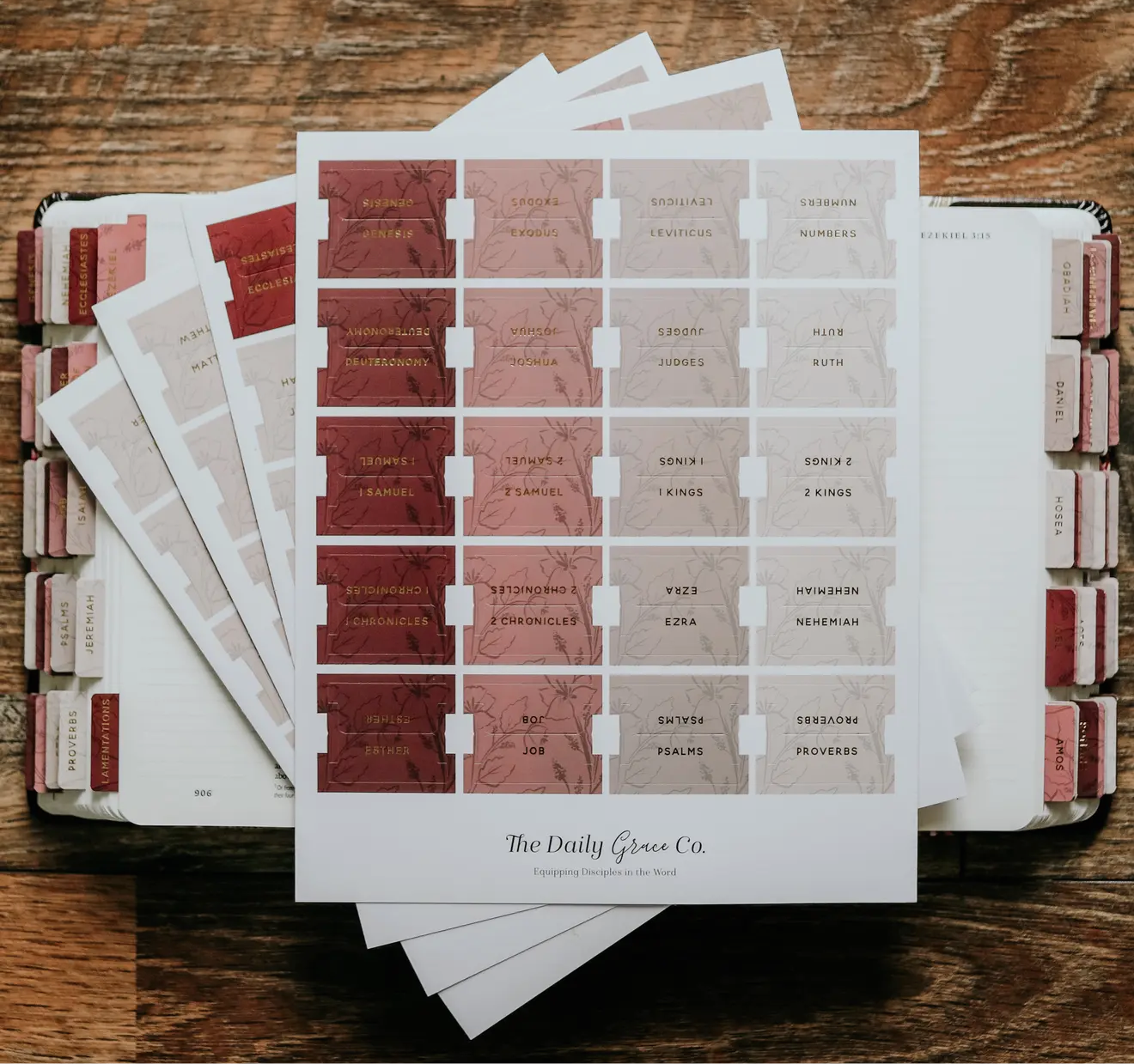 Rose bible tabs