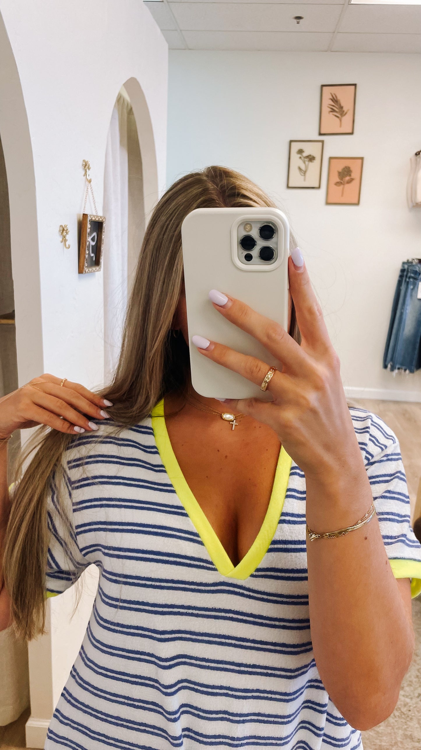 Neon swim cover up
