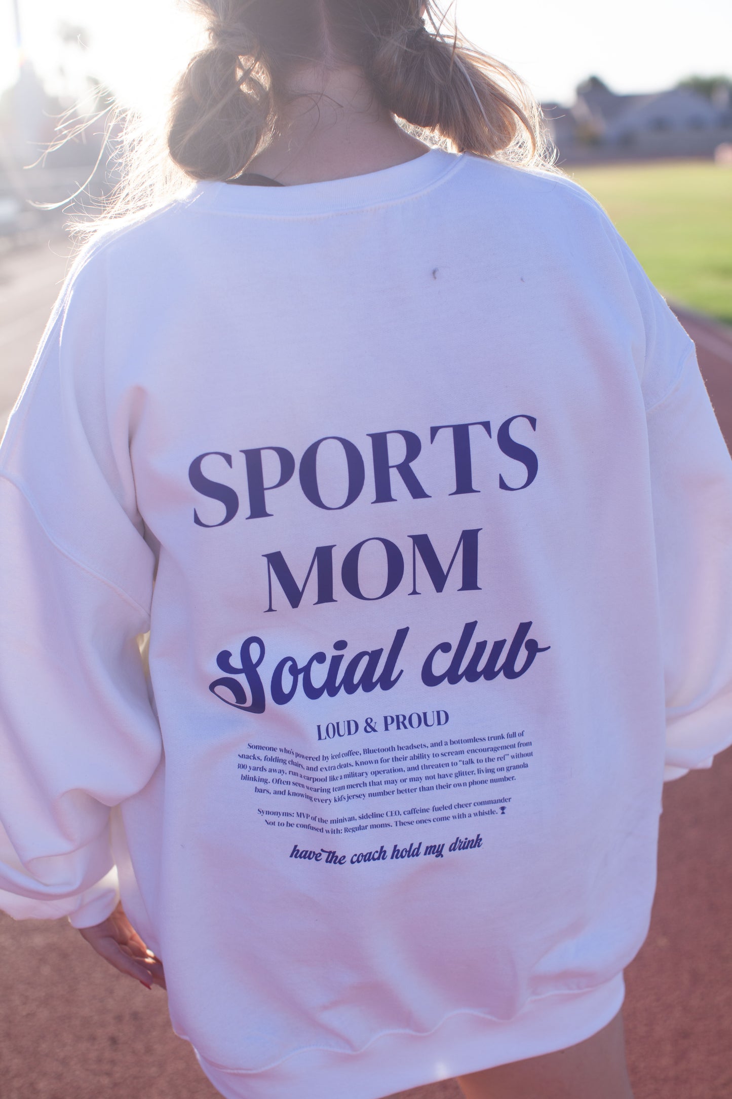 Sports mom social club sweatshirts