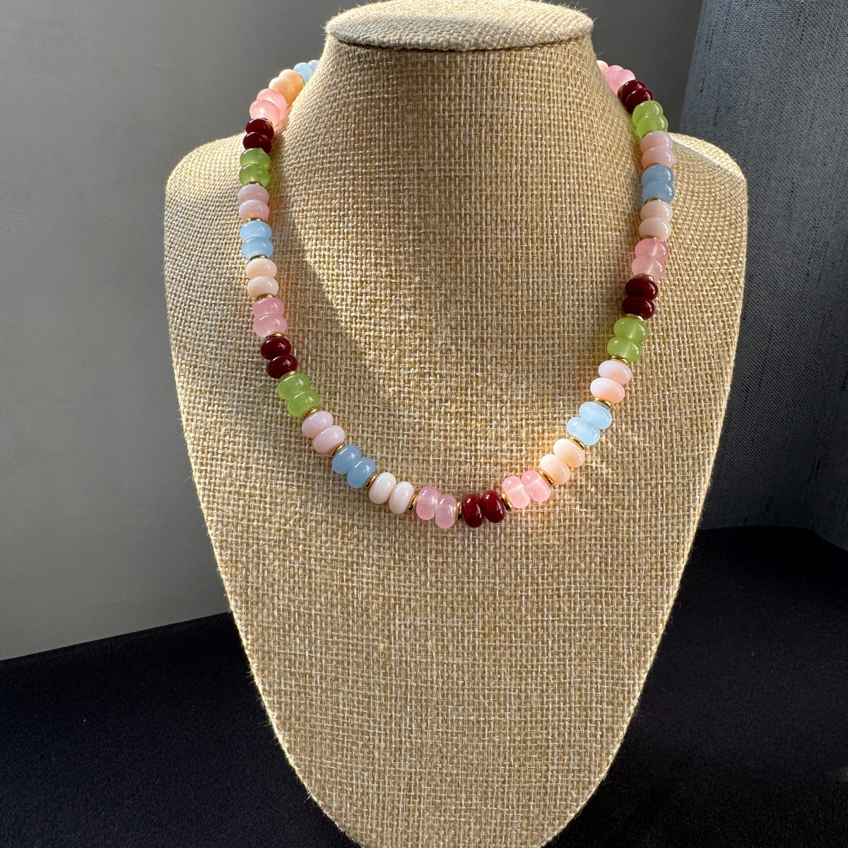 Chunky beaded necklace