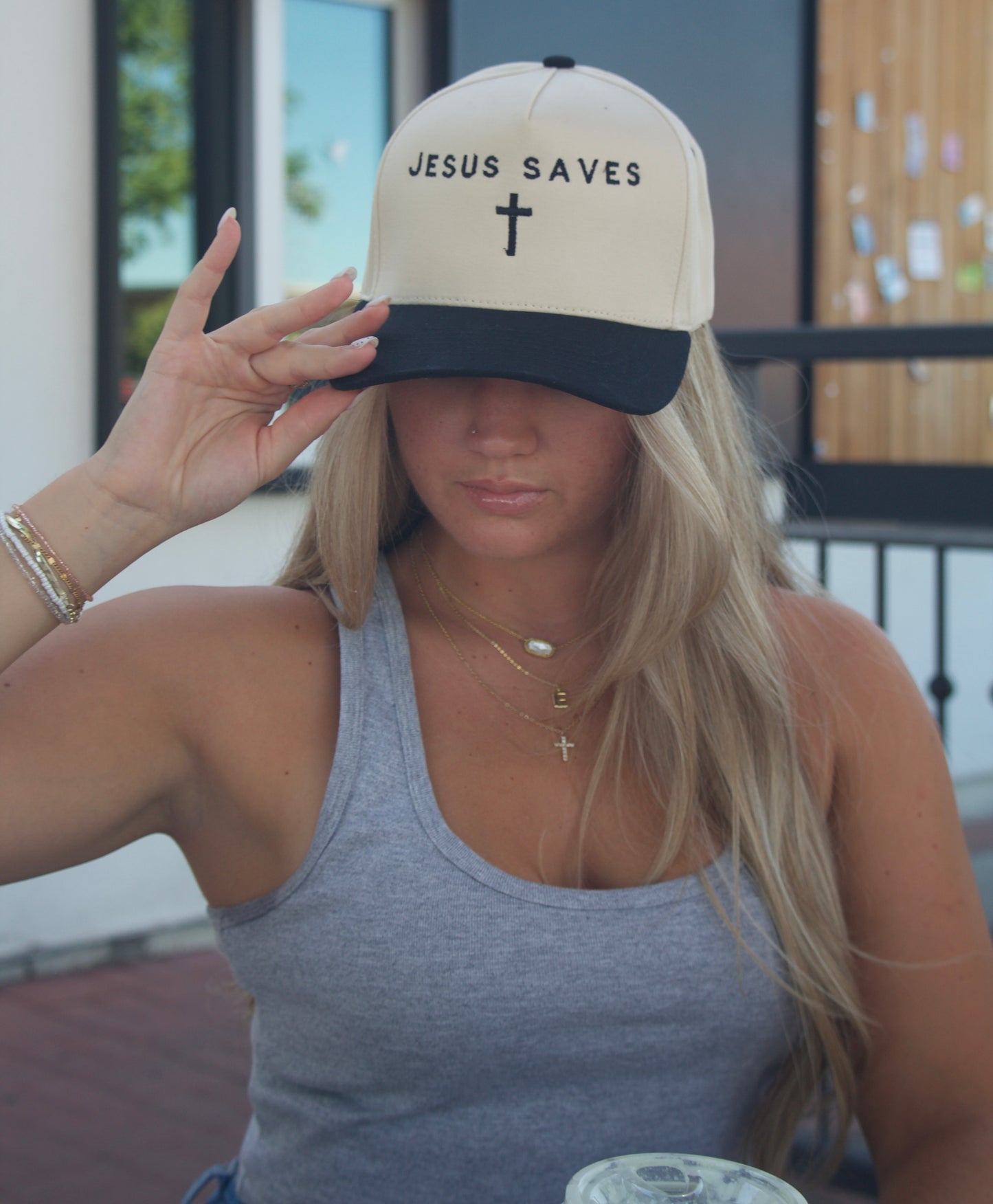 Jesus saves hat