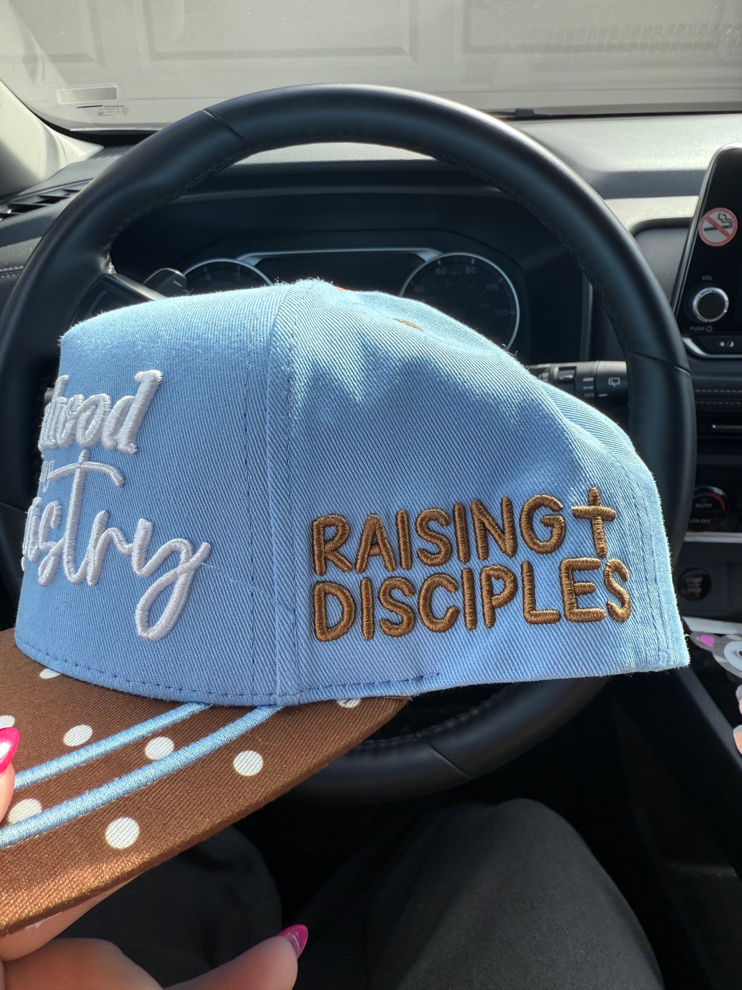 motherhood is my ministry trucker hat