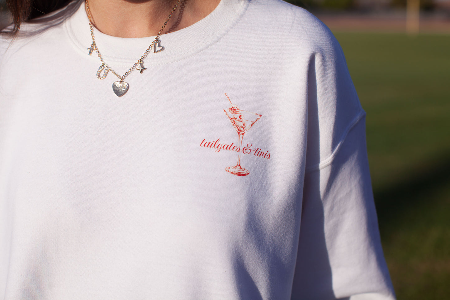 Tailgates & tinis social club sweatshirt