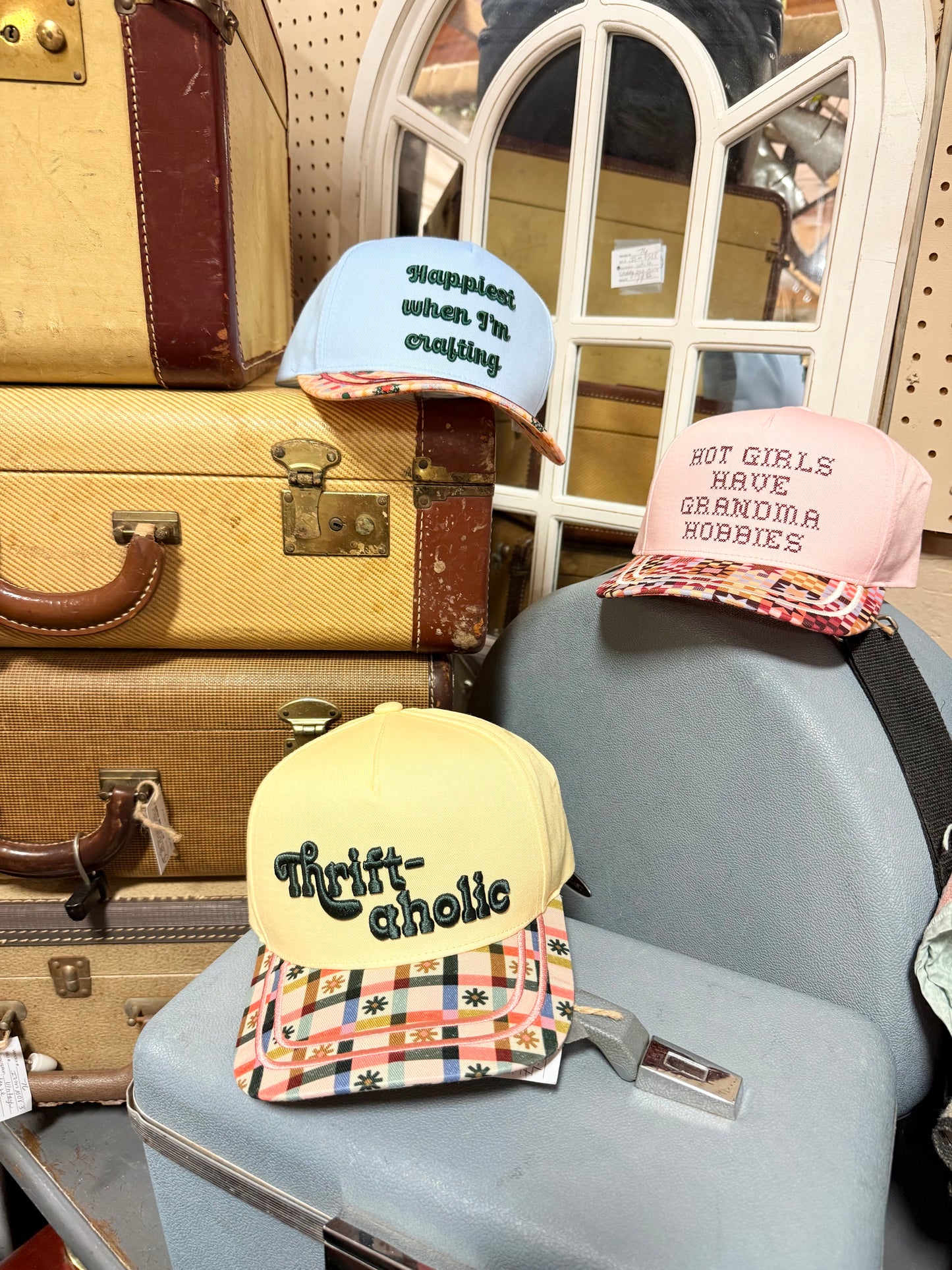 Thrift-aholic hat