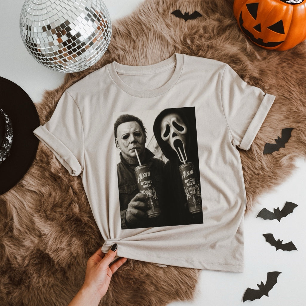 Spooky witch brew energy drink tee