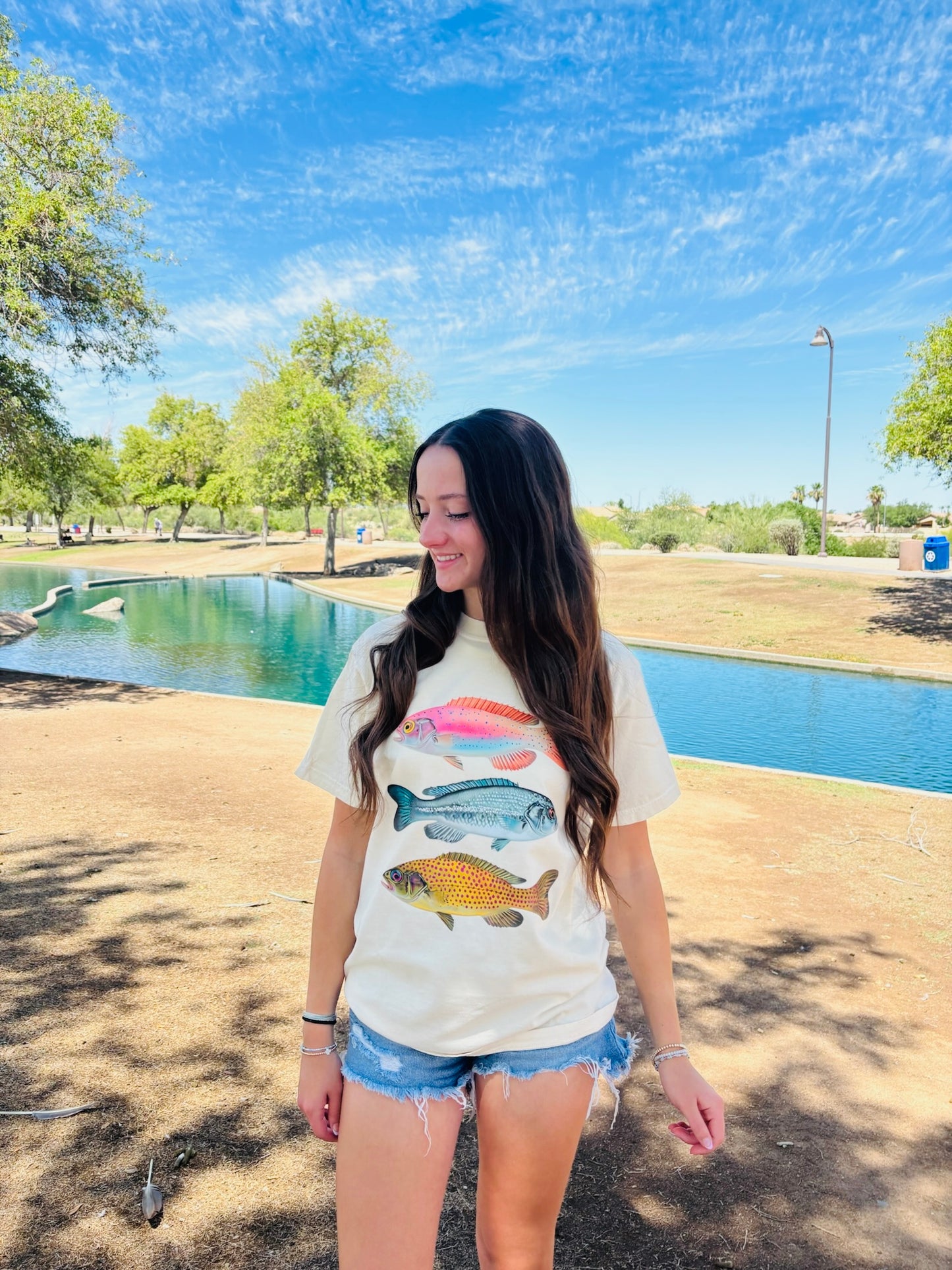 WHOLESALE bright fish comfort colors tee
