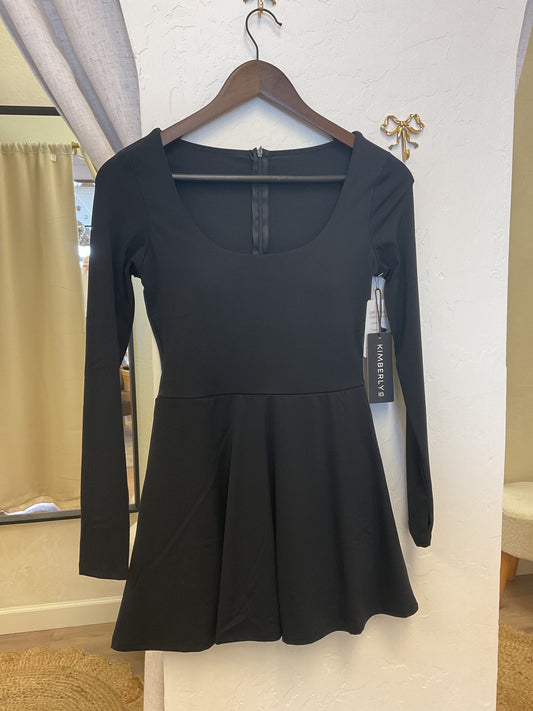 Athletic long sleeve dress