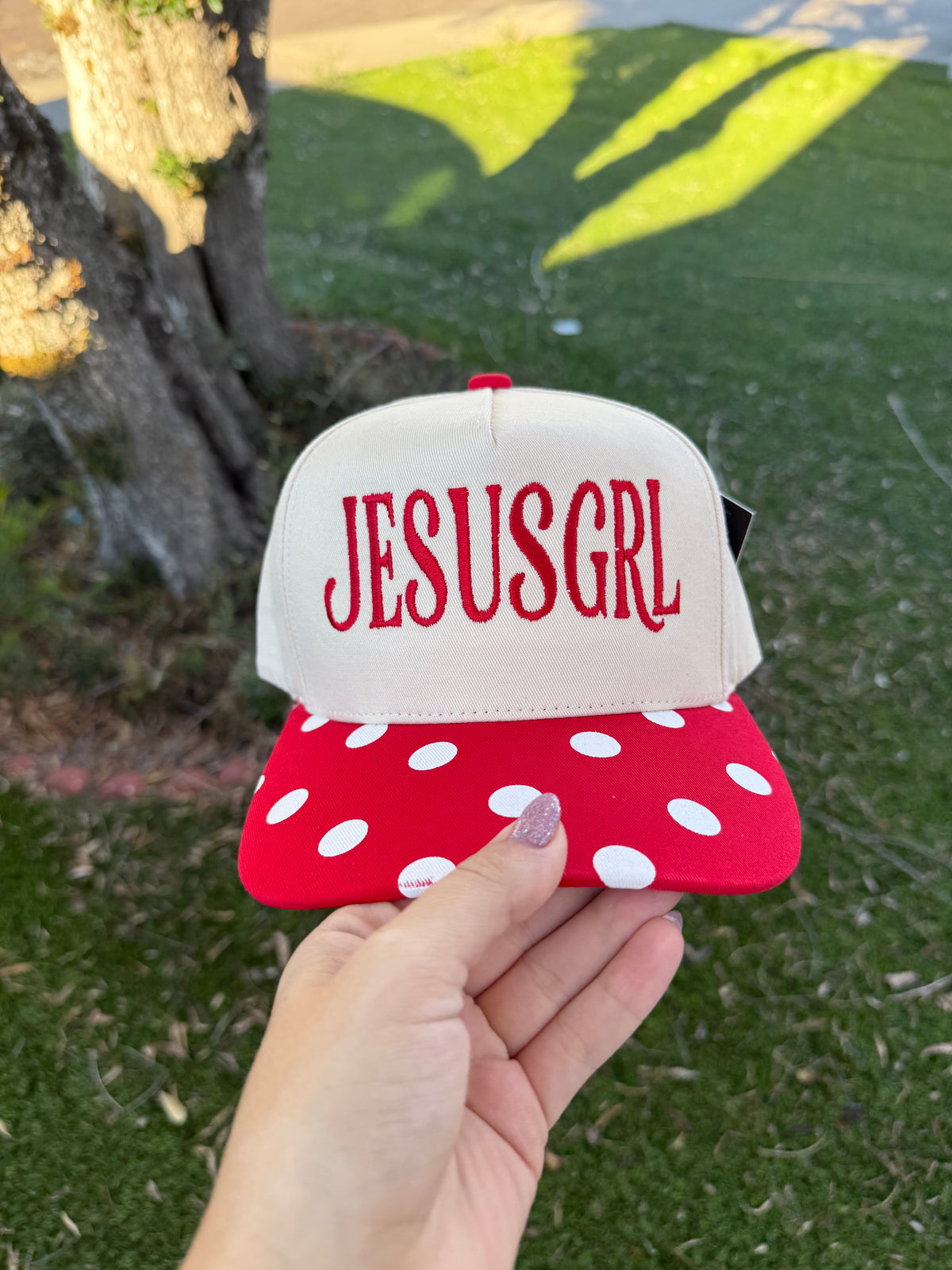 Jesus girl (red) trucker hat
