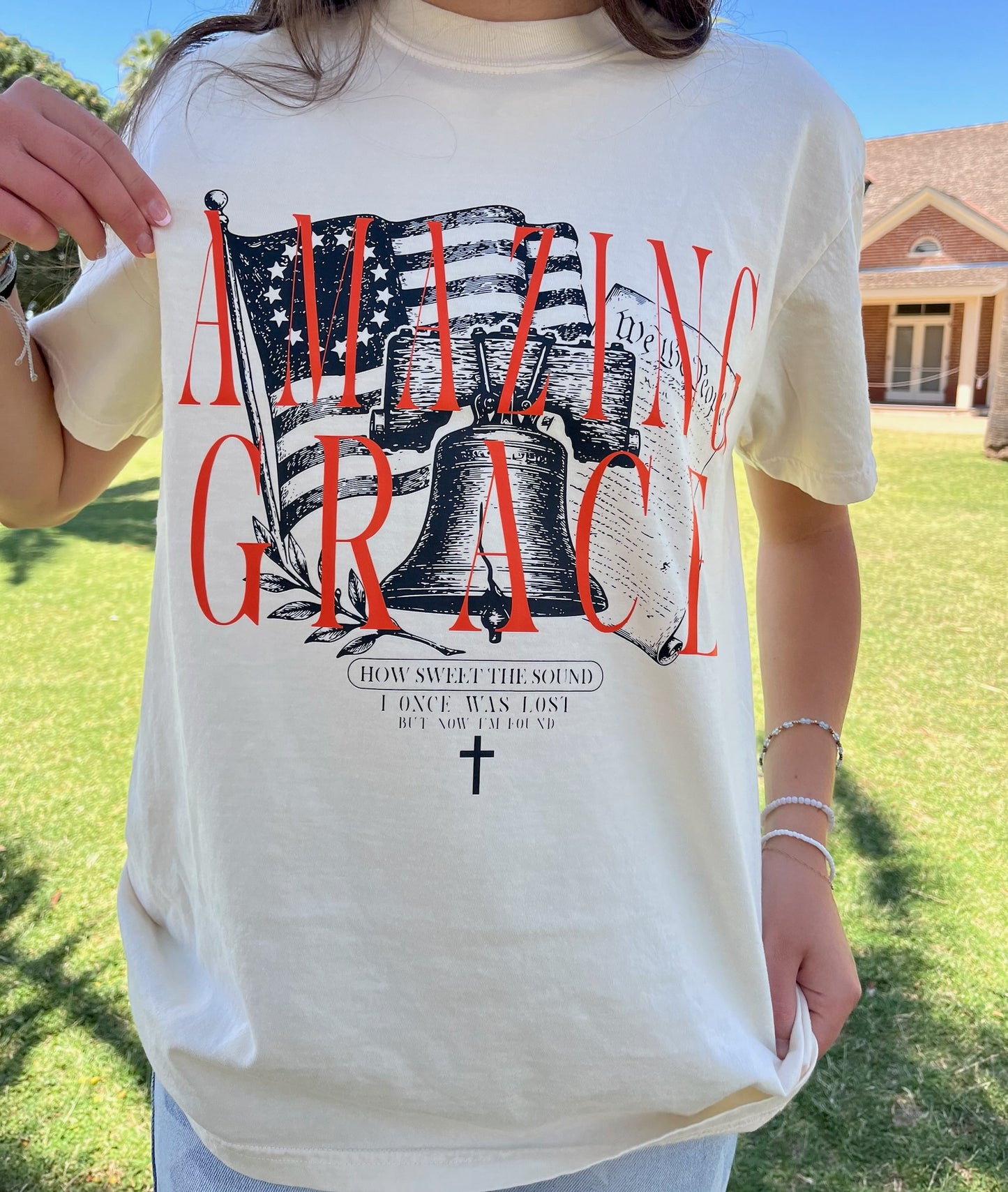 WHOLESALE Amazing Grace bell tee