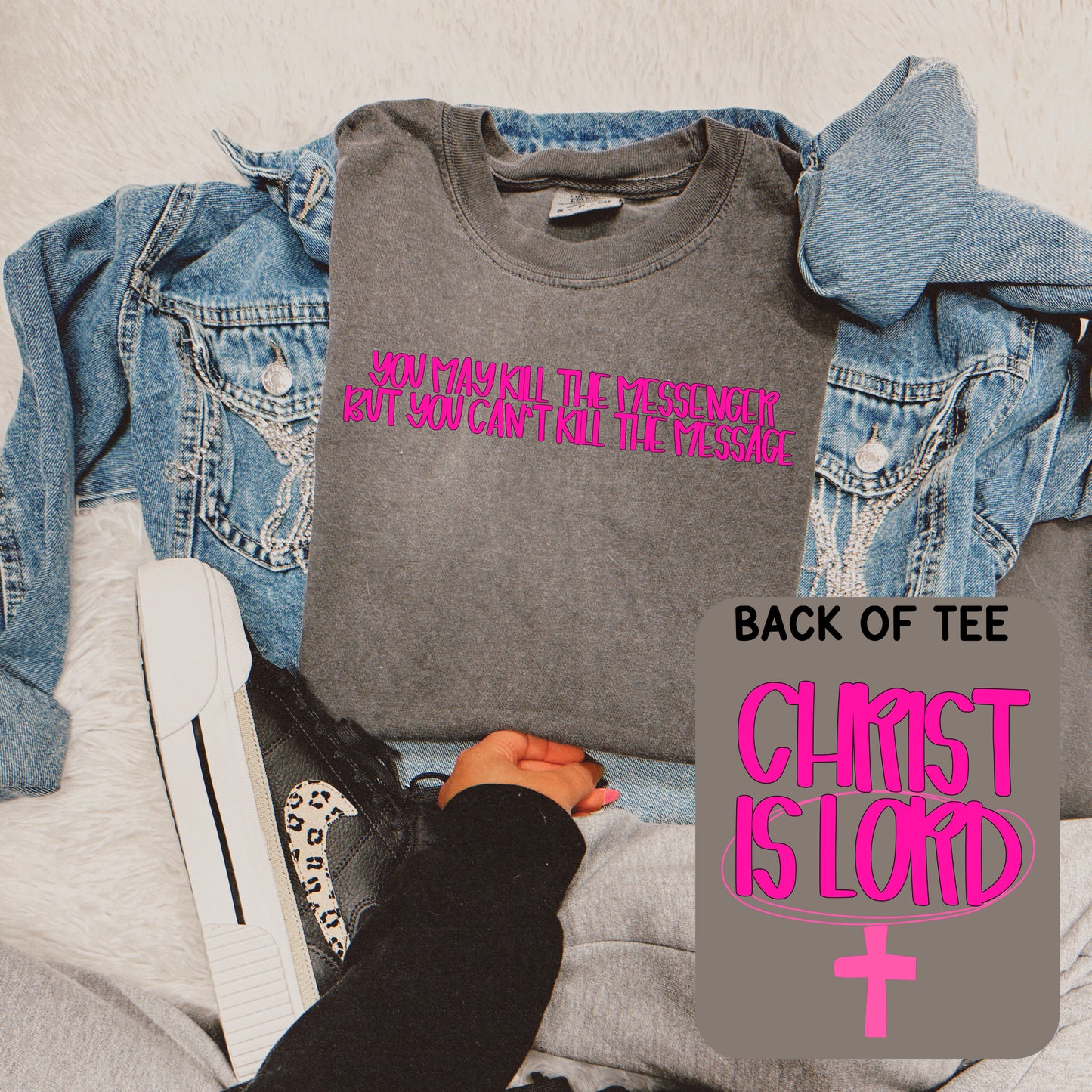 Christ is Lord Charlie Kirk tee