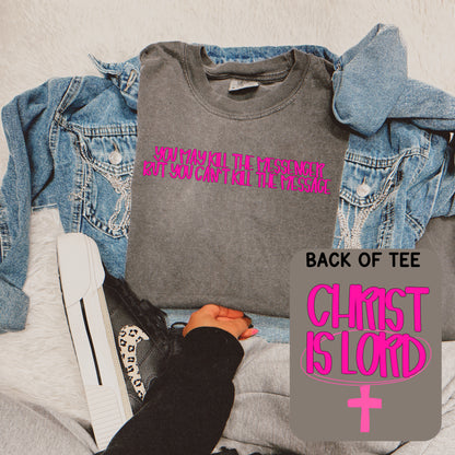Christ is Lord Charlie Kirk tee