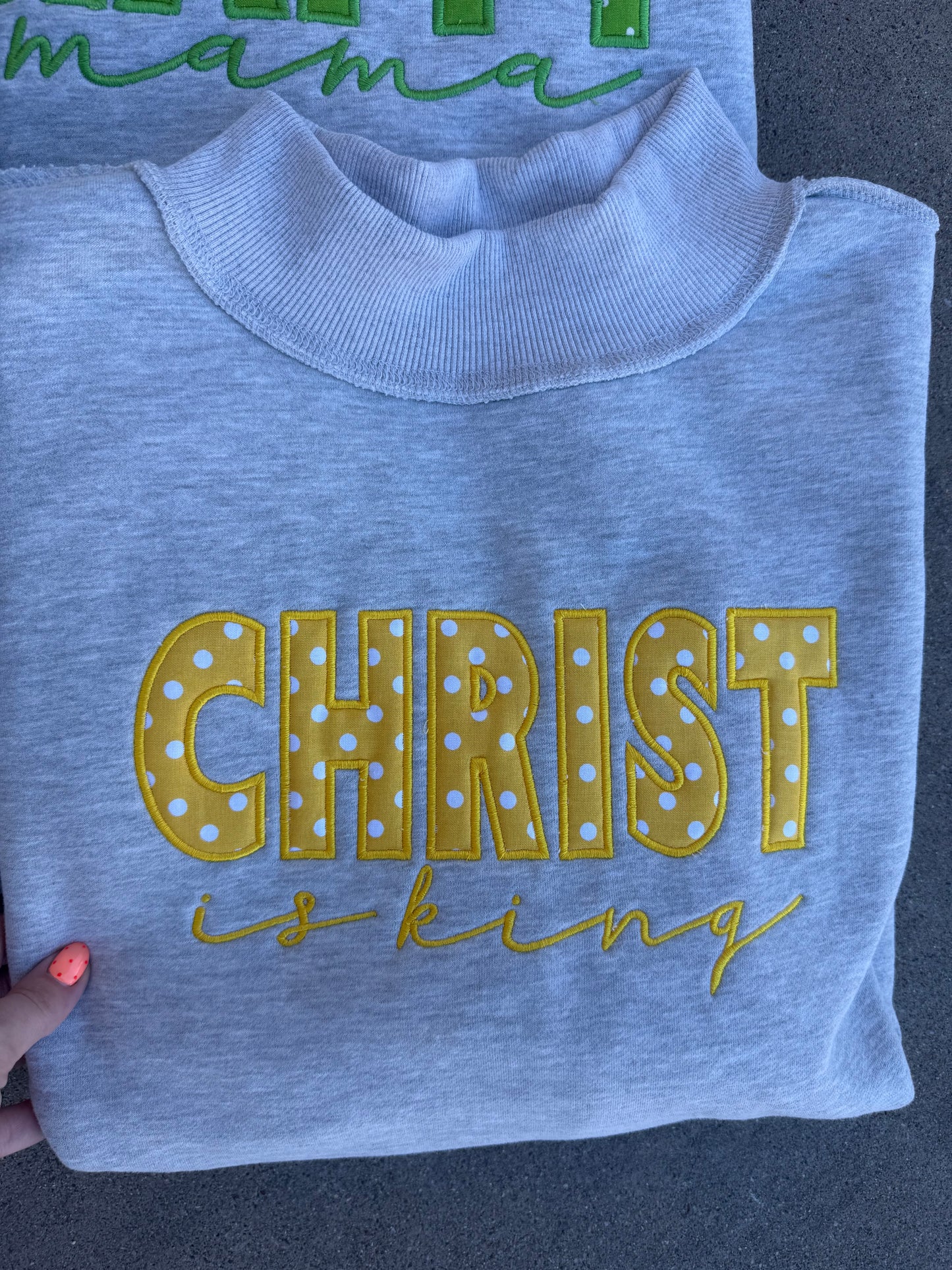 WHOLESALE Embroidered mocknecks