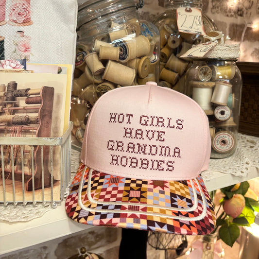 WHOLESALE PREORDER SHIPS 6/10 hot girls have grandma hobbies hat