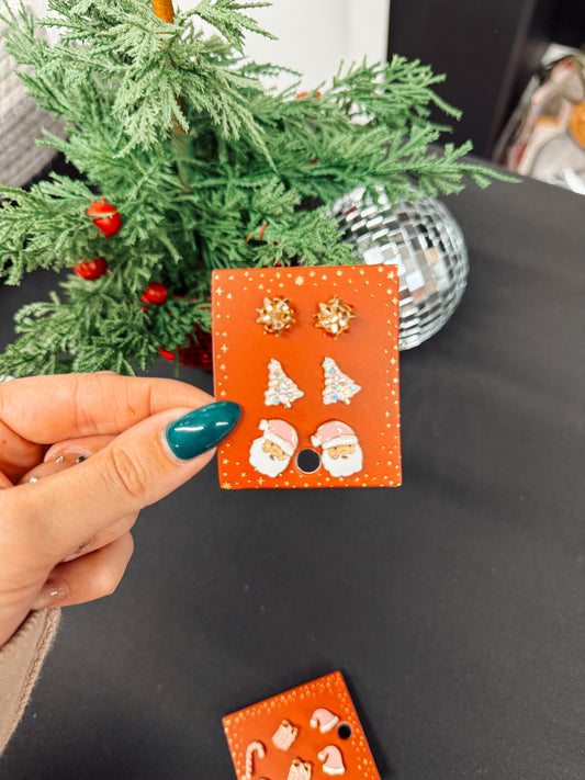 Pink Santa 3 pack