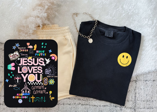 Jesus loves you tee