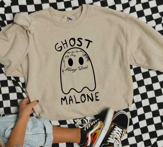 Ghost Malone sweatshirt/tee shirt