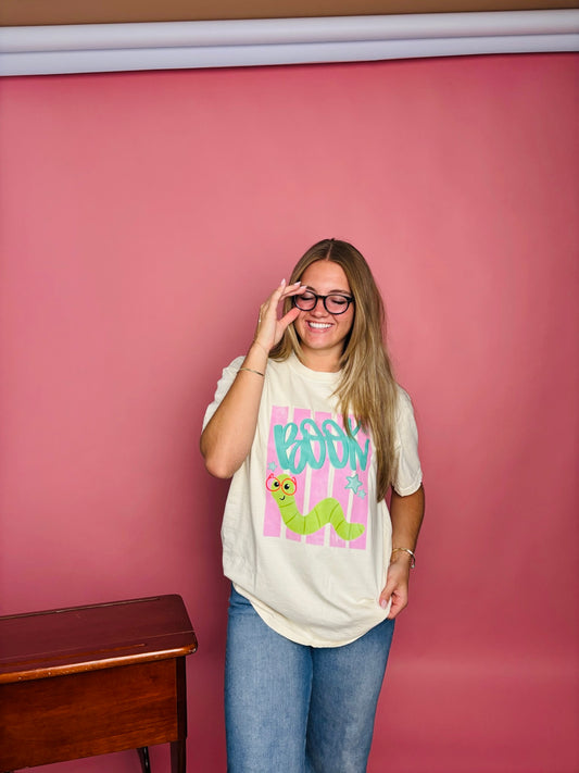 WHOLESALE book worm tee