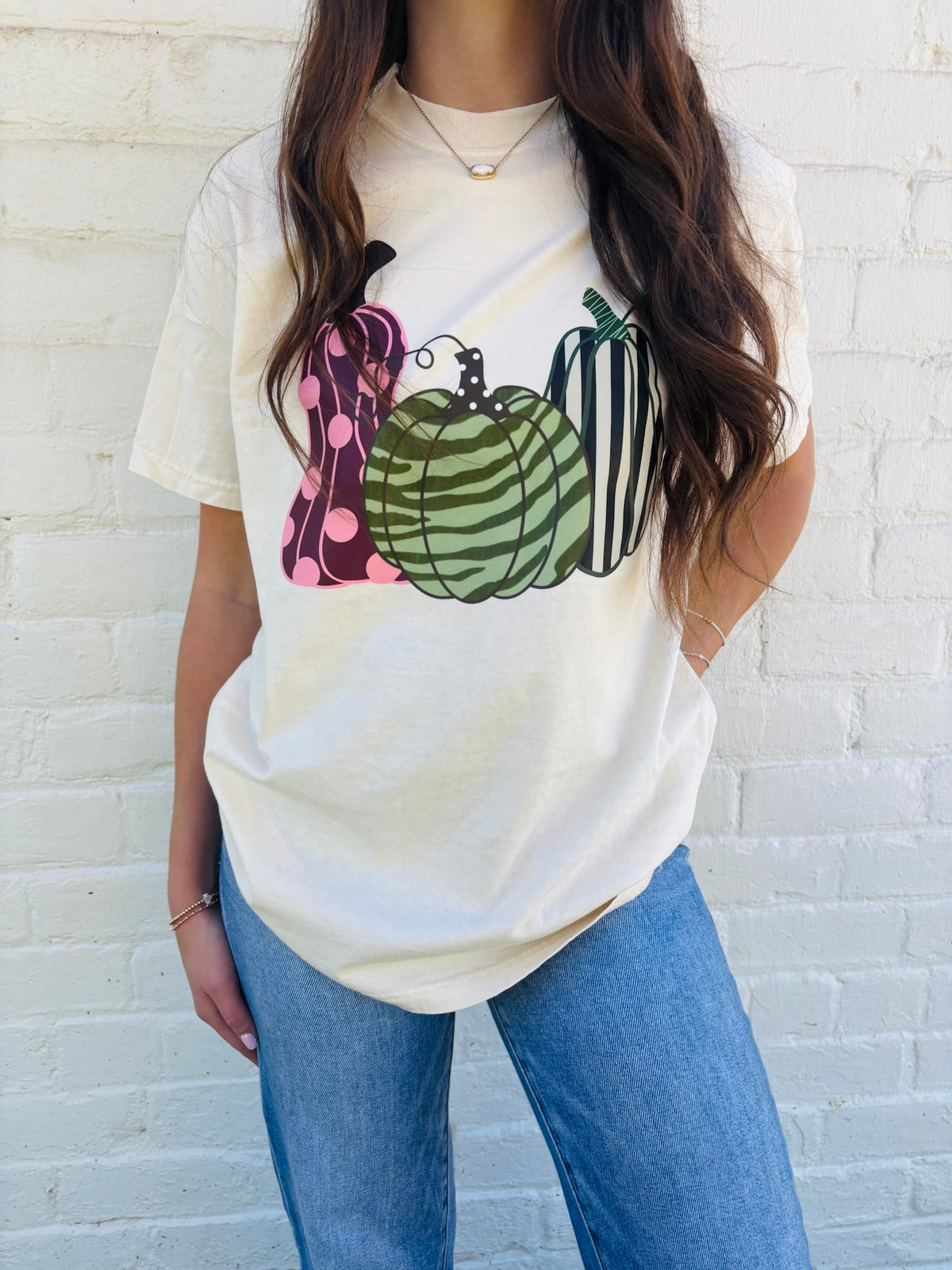 WHOLESALE Printed pumpkins tee
