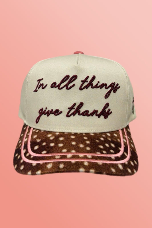 In all things give thanks hat