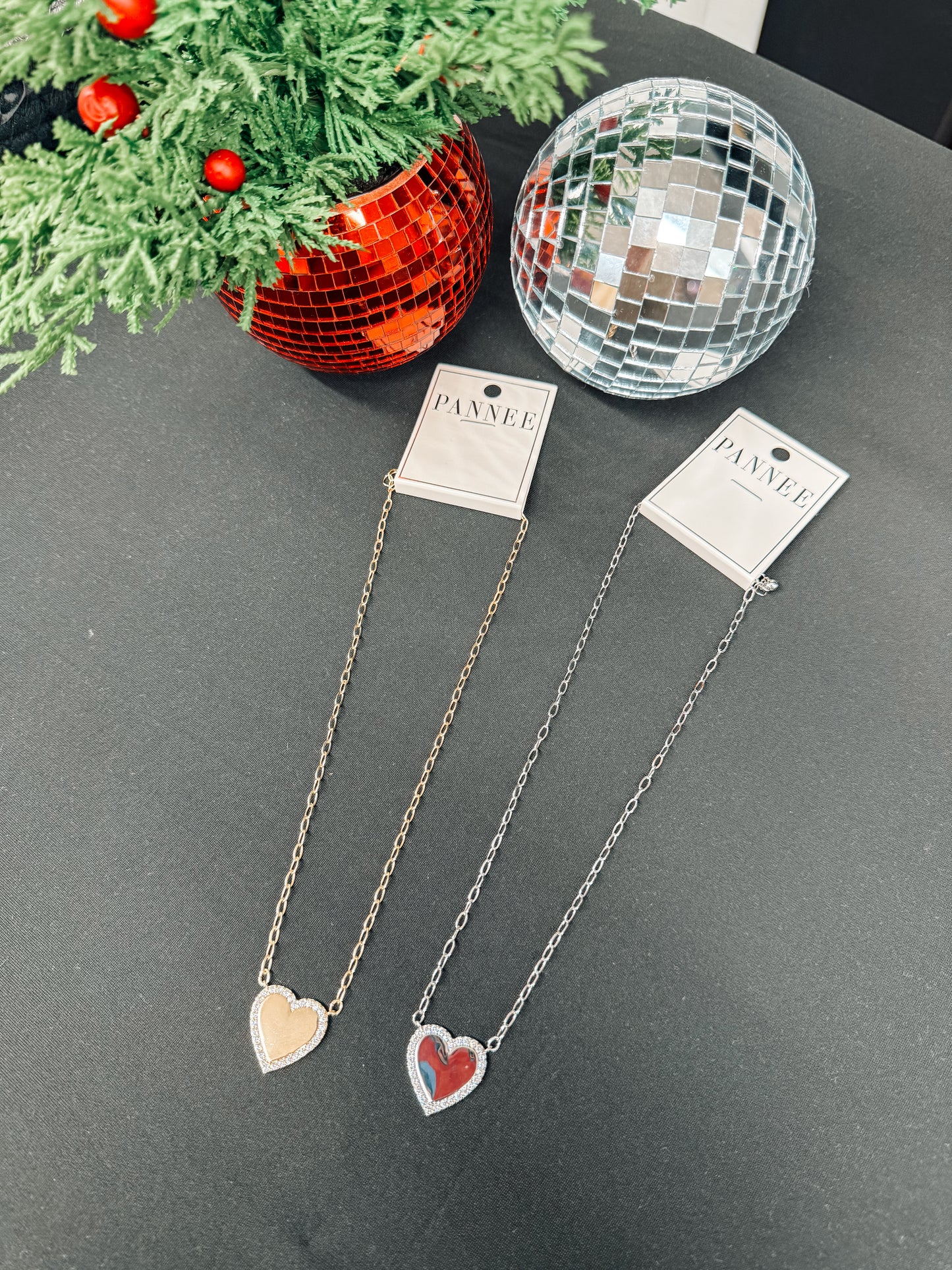Heart necklaces