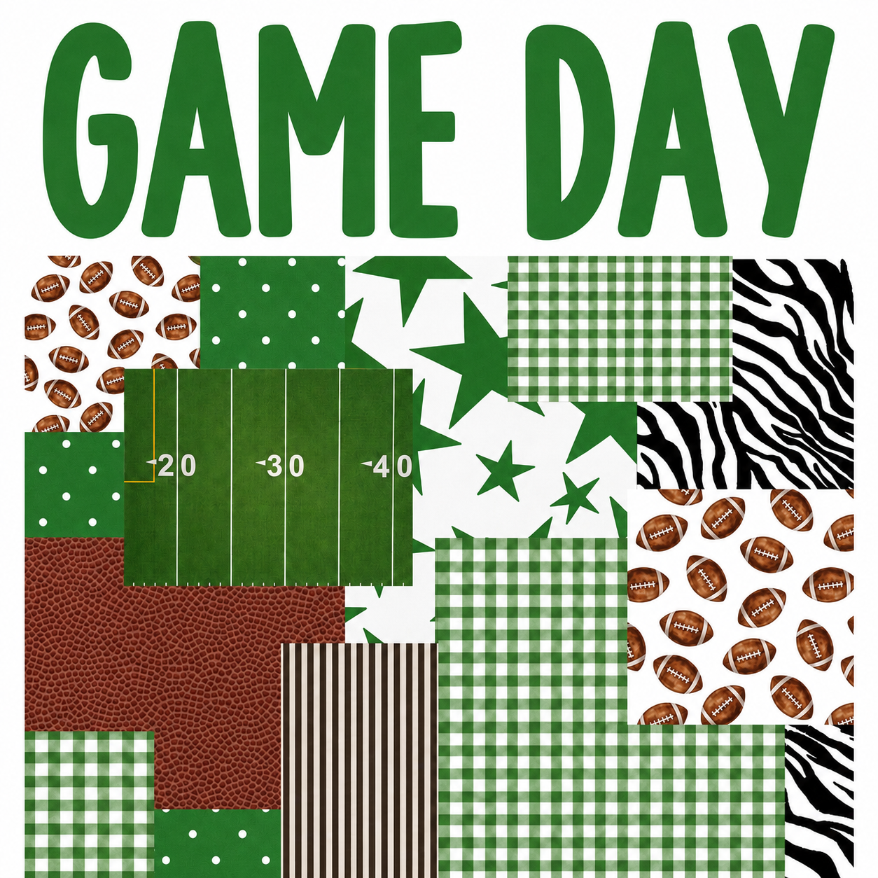 WHOLESALE PREORDER patchwork game day hats (ships 8/30)