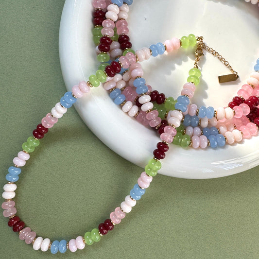 Chunky beaded necklace