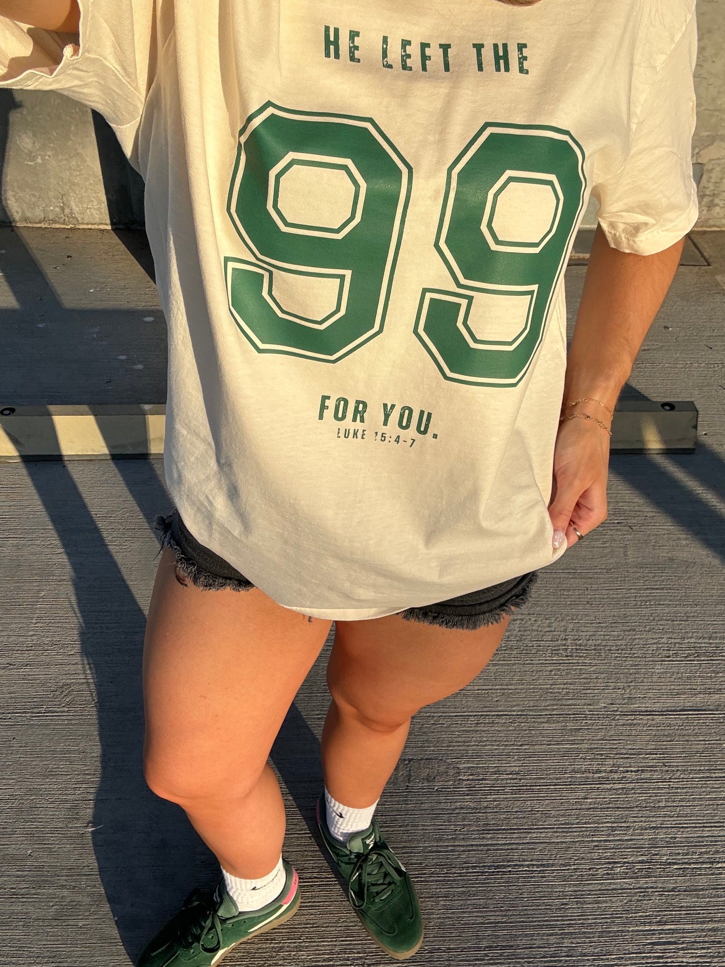 He left the 99 for you tee
