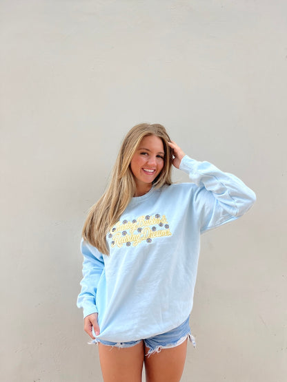 Motherhood embroidered sweatshirts (COMFORT COLORS BRAND)