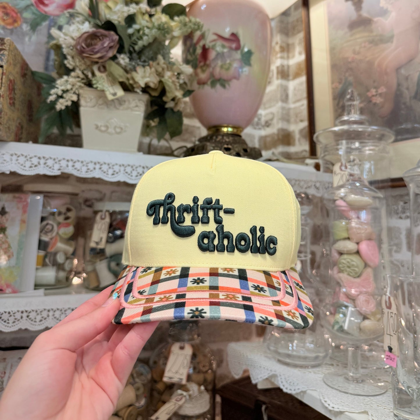 Thrift-aholic hat