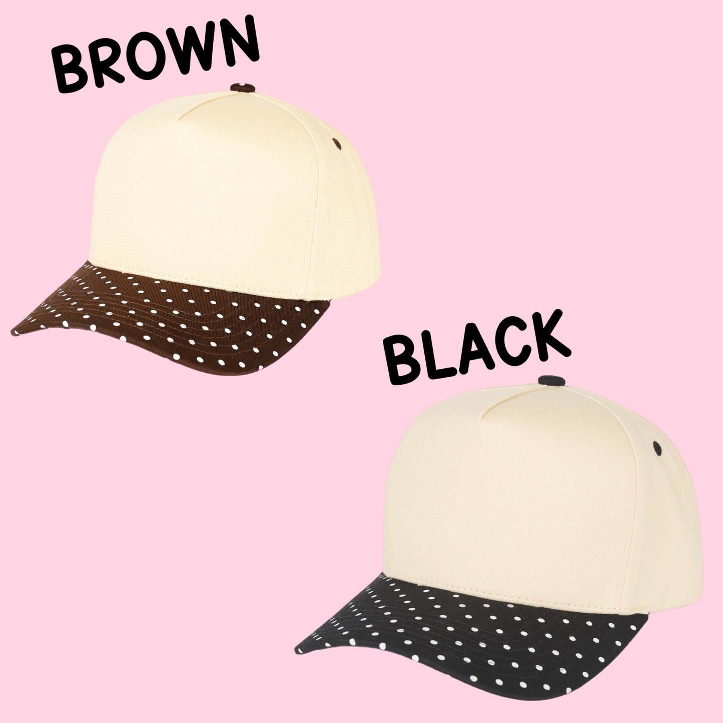 Mini polkadot blank hats (SHIPS 3/7)