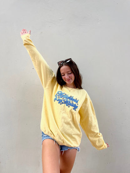 Motherhood embroidered sweatshirts (COMFORT COLORS BRAND)
