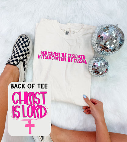 Christ is Lord Charlie Kirk tee