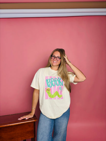 WHOLESALE book worm tee