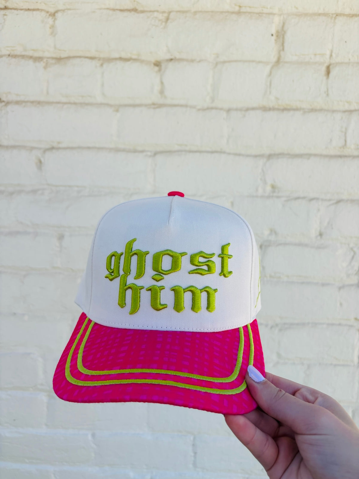 WHOLESALE Ghost him trucker hat