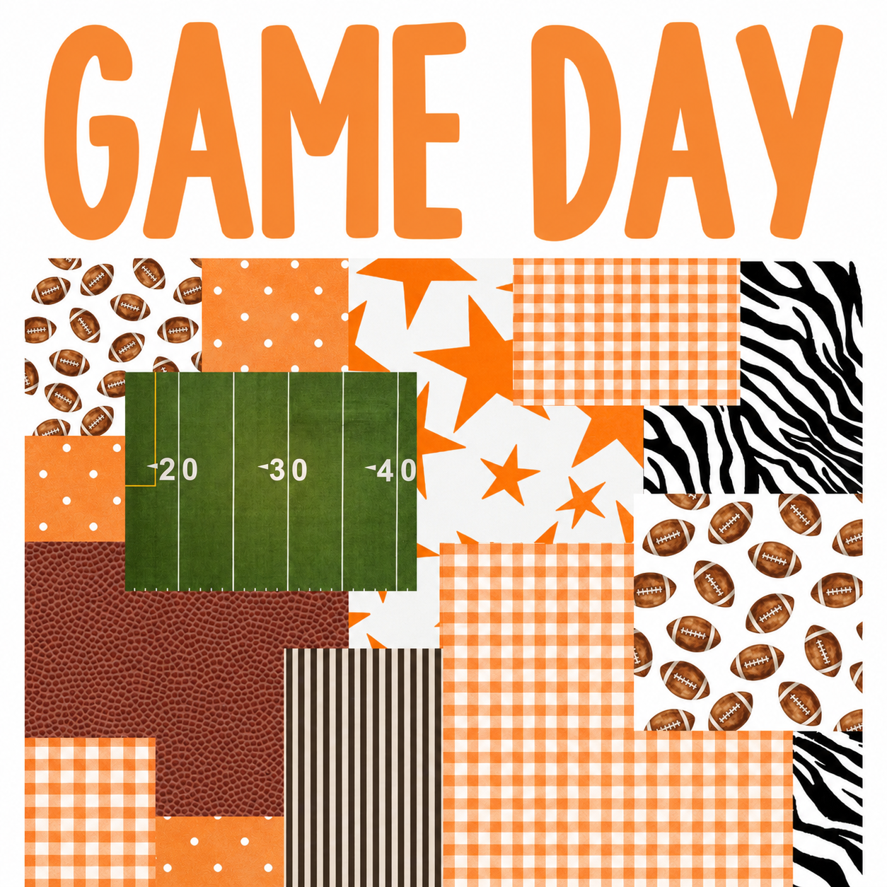 WHOLESALE PREORDER patchwork game day hats (ships 8/30)