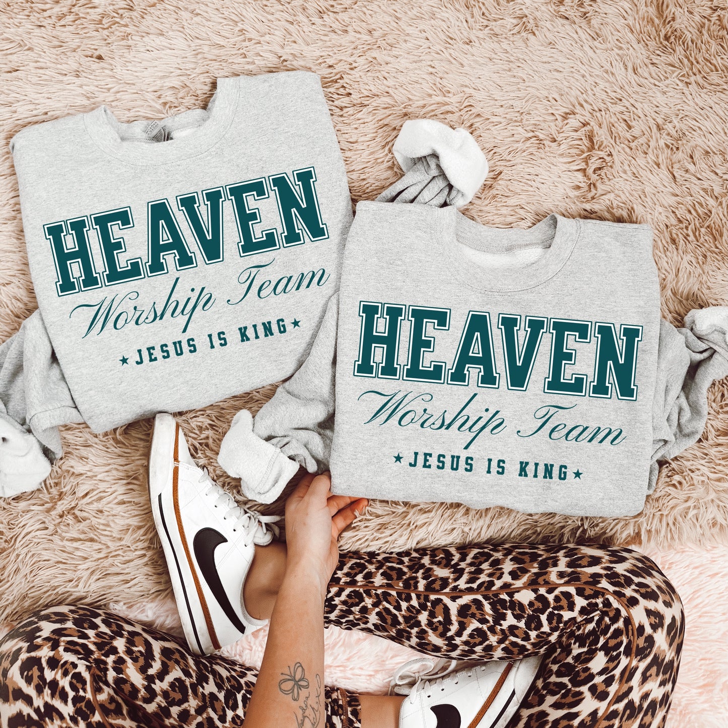 Heaven worship team sweatshirts