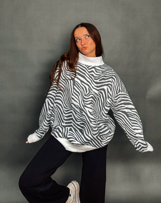 WHOLESALE PREORDER Zebra mocknecks (ships November 26th)
