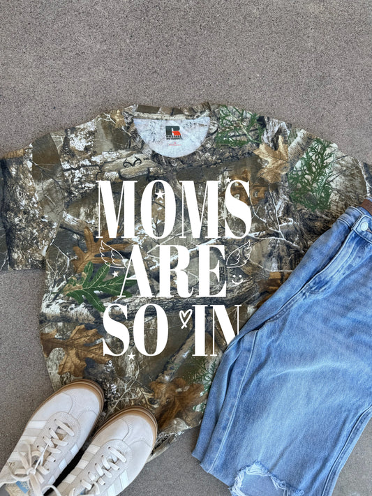 WHOLESALE Moms are so in camo tee