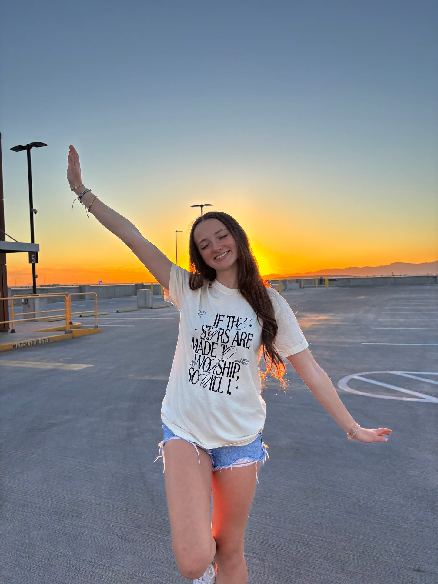 WHOLESALE the stars are made to worship tee (neutral)