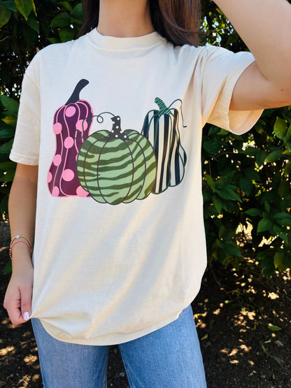 WHOLESALE Printed pumpkins tee
