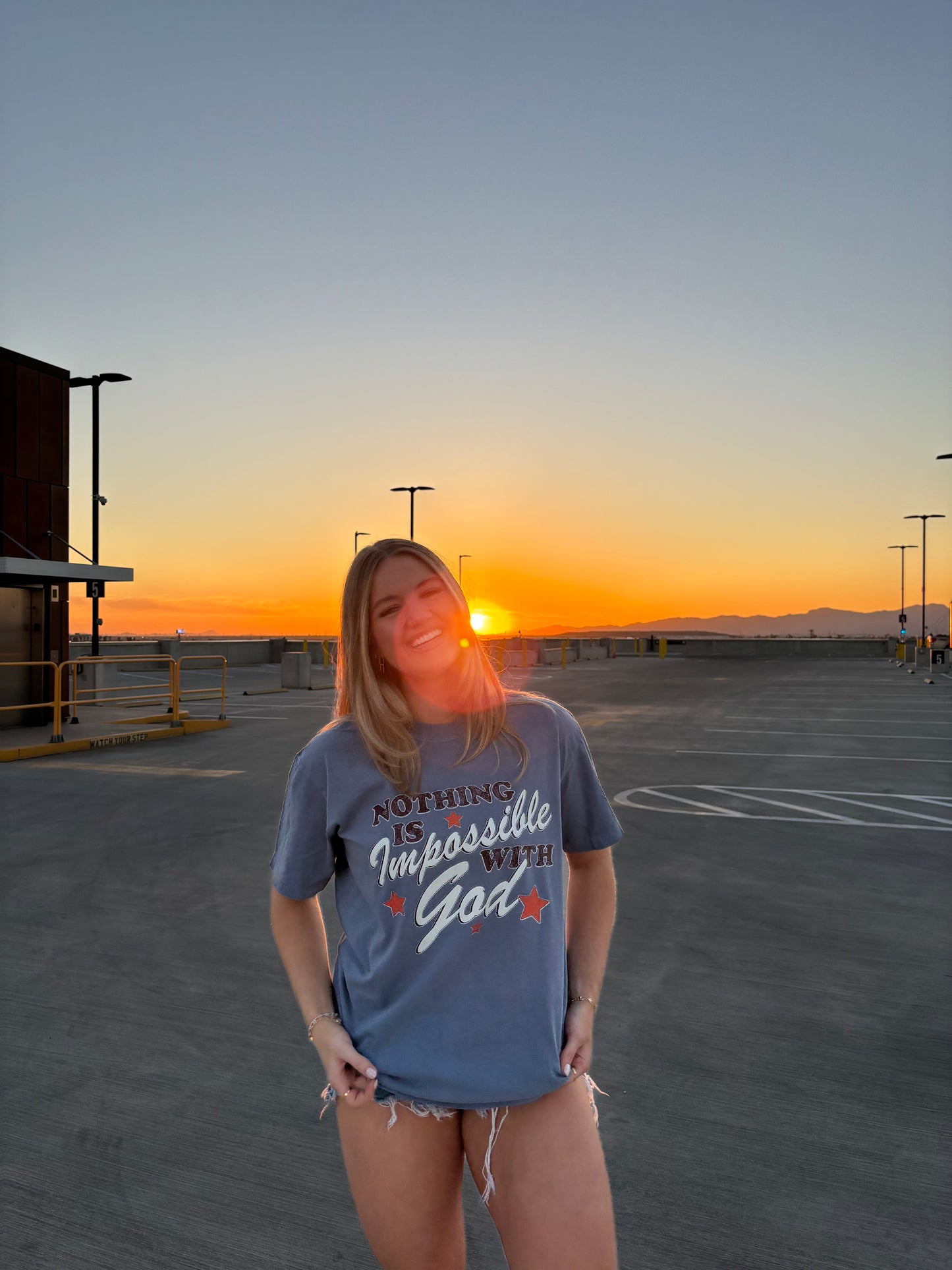 Nothing is impossible with God tee