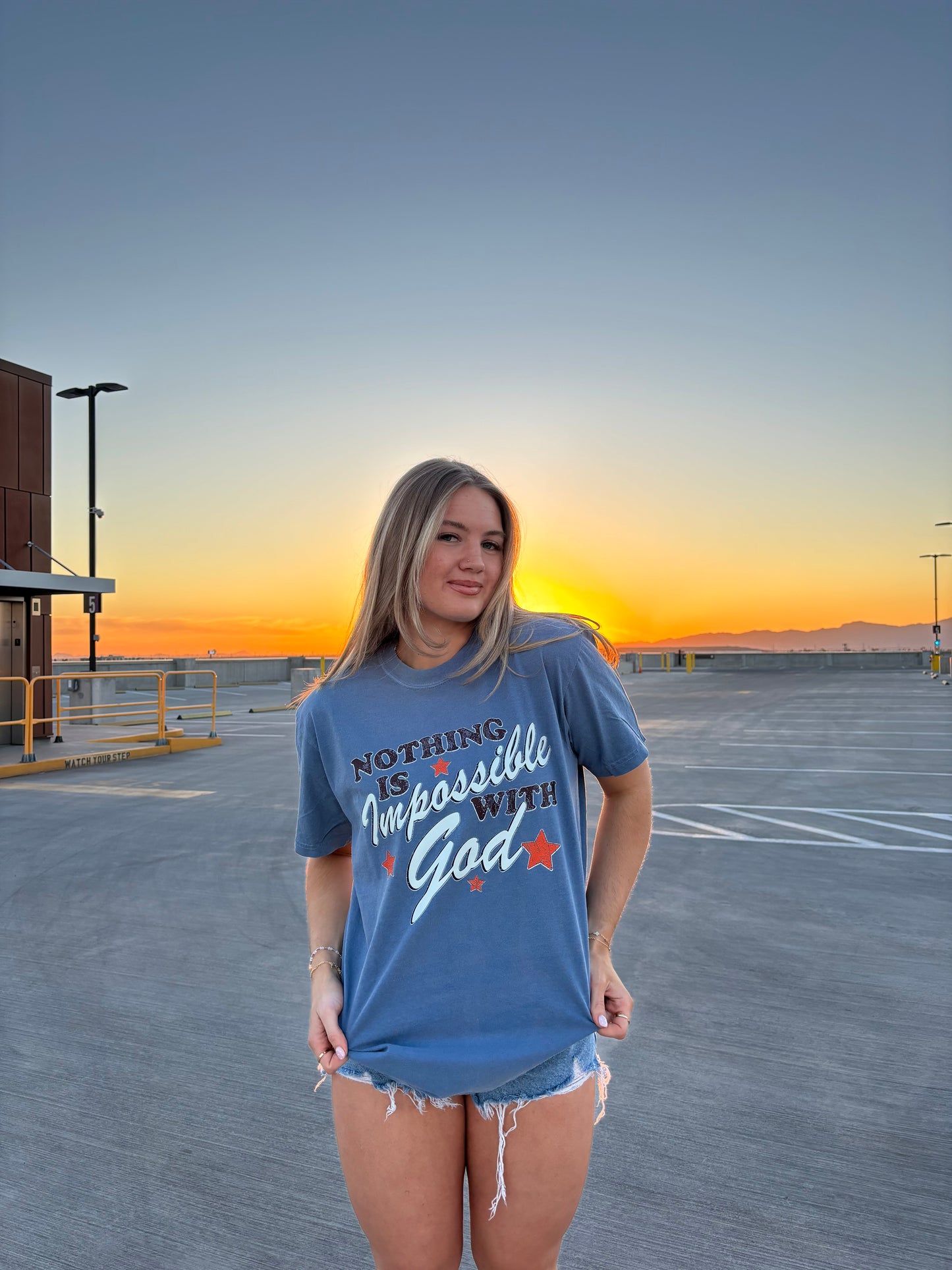 Nothing is impossible with God tee