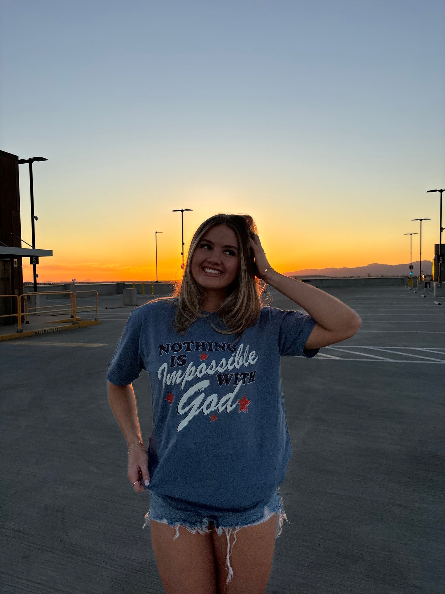Nothing is impossible with God tee