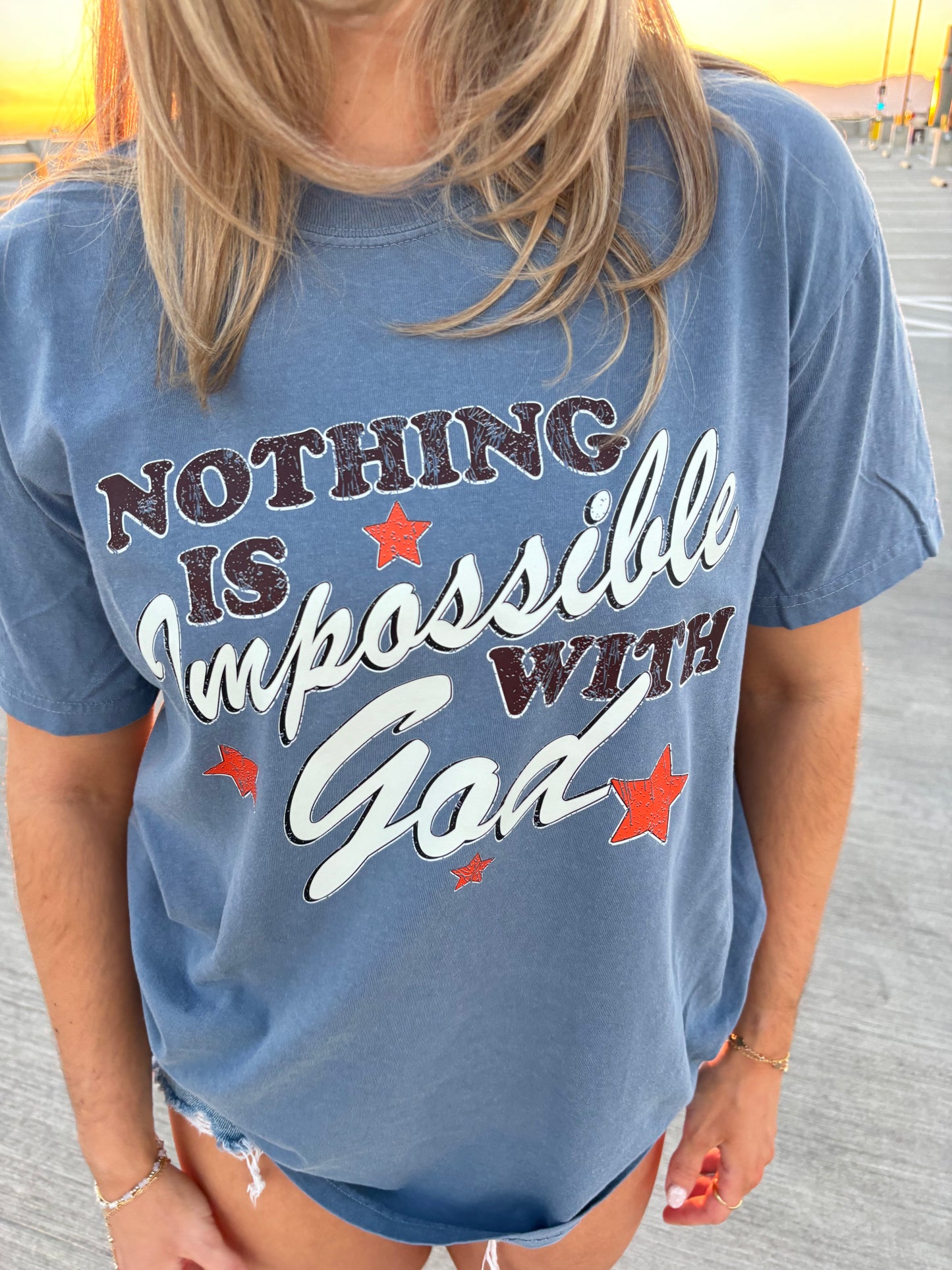 Nothing is impossible with God tee