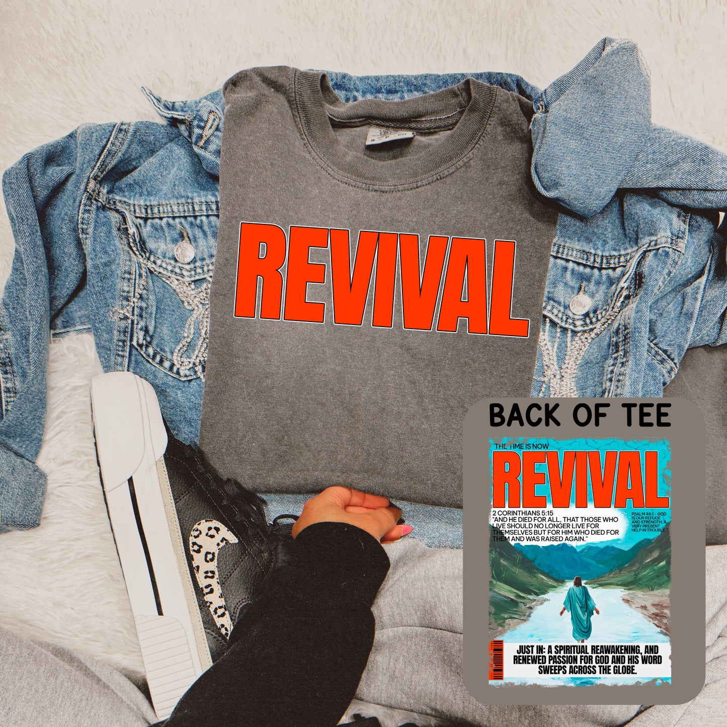 Charlie Kirk revival tee