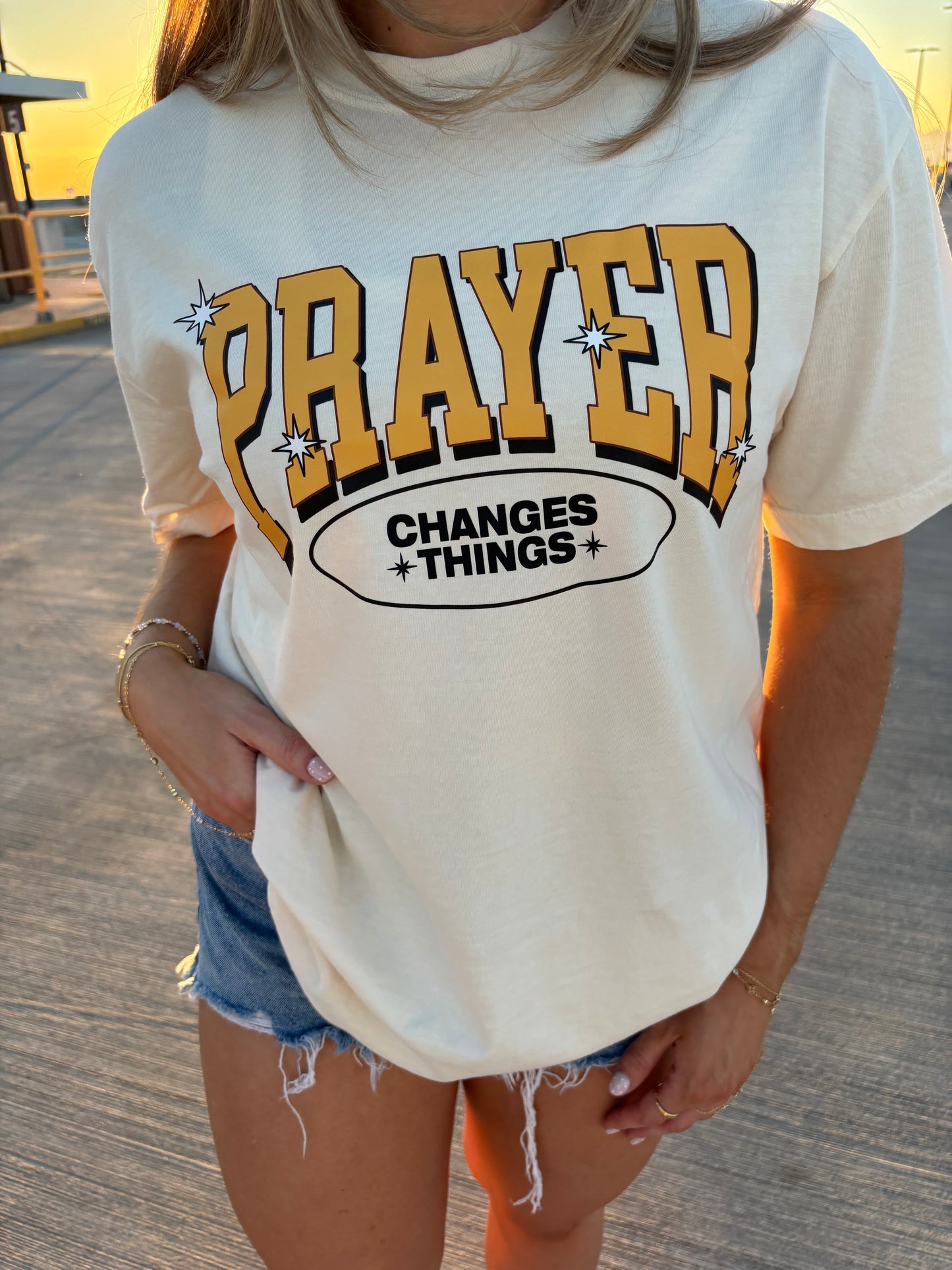 Prayer changes things tee
