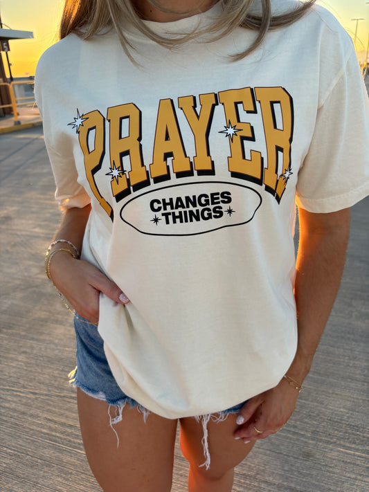 Prayer changes things tee