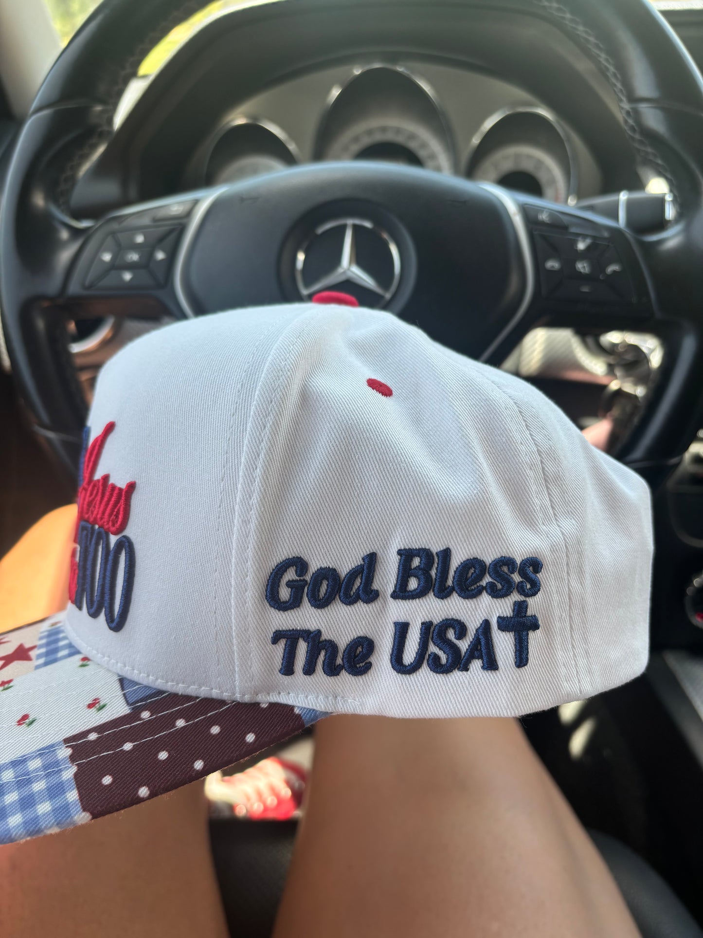 WHOLESALE PREORDER (ships to me 6/15) loves Jesus & America too hat