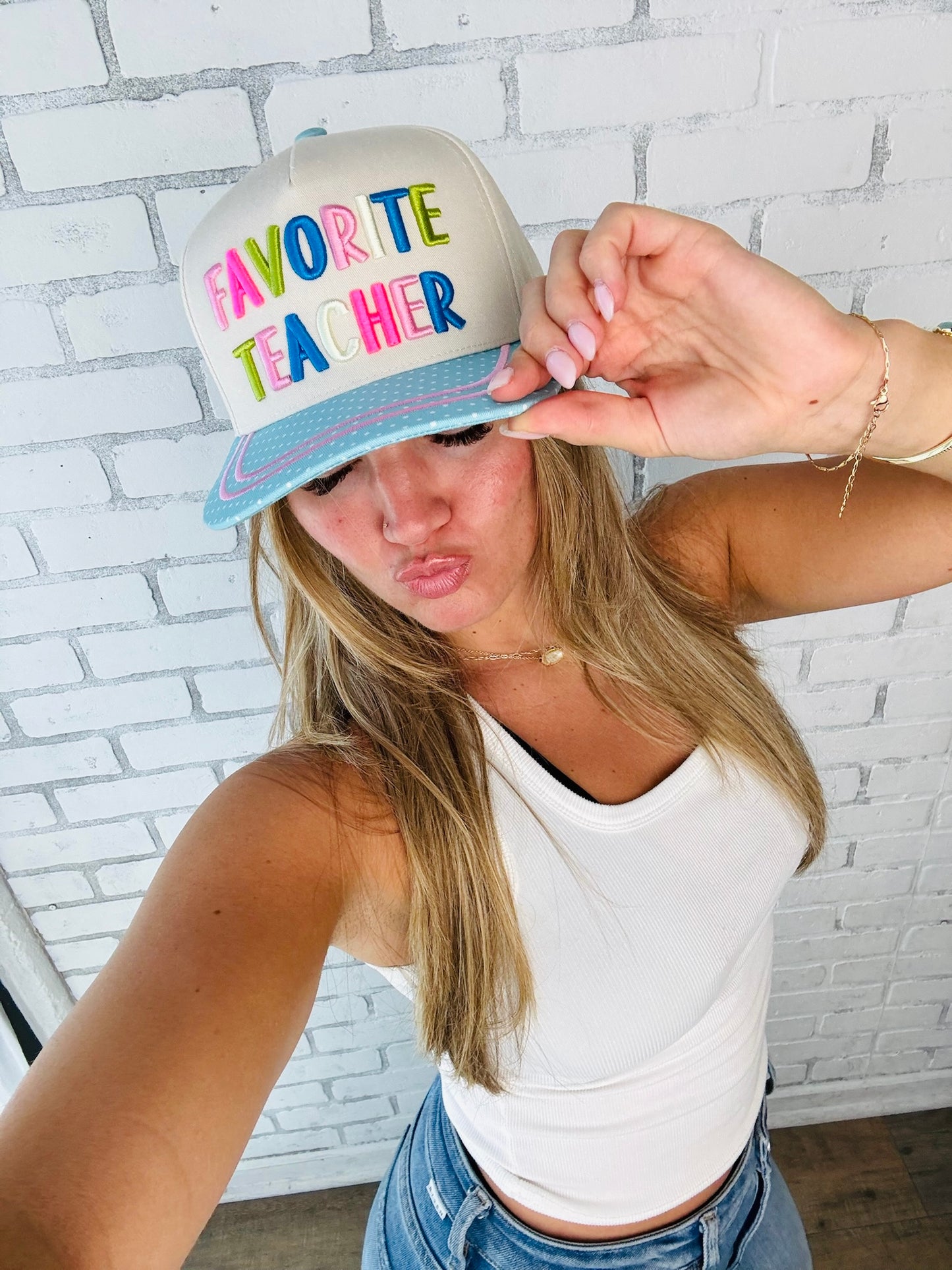 WHOLESALE favorite teacher trucker hats