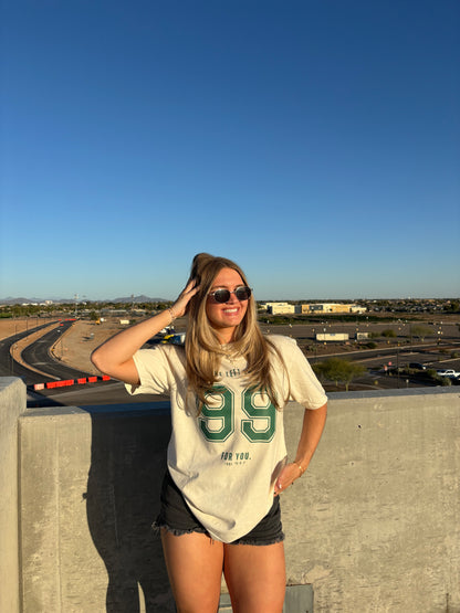 He left the 99 for you tee